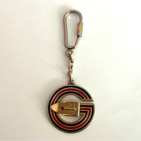 Vintage Gucci Enamel Keychain- Italy Unisex - Picture 5 of 8